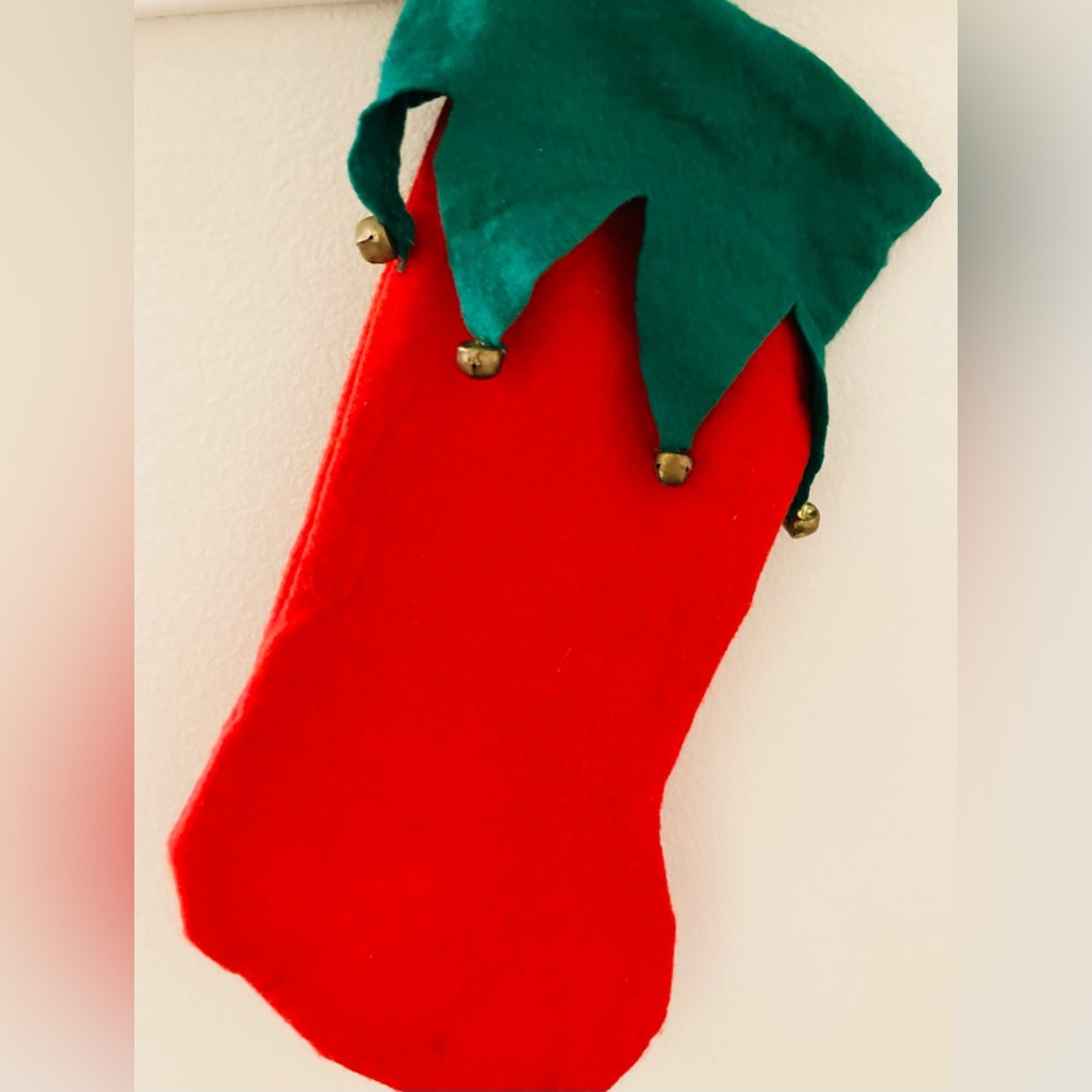 Christmas Stocking with Jingle Bells!